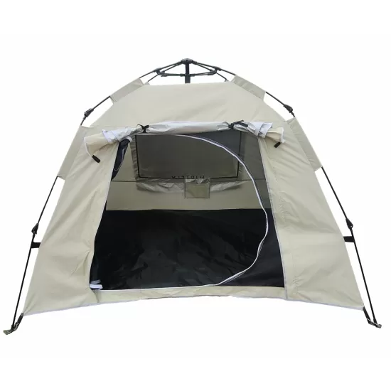 Tent, quick-opening automatic tent, waterproof and UV resistant tent, suitable for 2~3 people camping, picnic, outdoor travel tent - beige Tent, quick-opening automatic tent, waterproof and UV resistant tent, suitable for 2~3 people camping, picnic, outdoor travel tent - beige