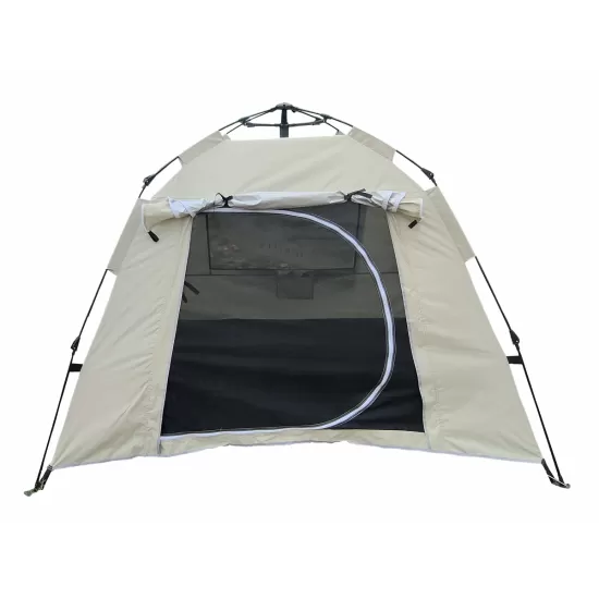 Tent, quick-opening automatic tent, waterproof and UV resistant tent, suitable for 2~3 people camping, picnic, outdoor travel tent - beige Tent, quick-opening automatic tent, waterproof and UV resistant tent, suitable for 2~3 people camping, picnic, outdoor travel tent - beige