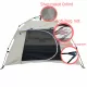Tent, quick-opening automatic tent, waterproof and UV resistant tent, suitable for 2~3 people camping, picnic, outdoor travel tent - beige Tent, quick-opening automatic tent, waterproof and UV resistant tent, suitable for 2~3 people camping, picnic, outdoor travel tent - beige
