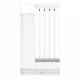 ON-TREND Contemporary 39.3''Wx70.8''H Hall Tree Storage with Cushioned Storage Bench, Multifunctional Hallway Shoe Cabinet with Pegboard, Modern Coat Rack with 4 Hooks for Entryway, Mudroom, White ON-TREND Contemporary 39.3''Wx70.8''H Hall Tree Storage with Cushioned Storage Bench, Multifunctional Hallway Shoe Cabinet with Pegboard, Modern Coat Rack with 4 Hooks for Entryway, Mudroom, White