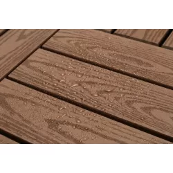 Wood Plastic Composite Deck Tiles Set of 20pcs, Composite Decking Resist Rust, Water, Weather, Easy to DIY & Maintain, Indoor&Outdoor,Ideal for Patios, Balconies, Rooftops, Decks, 12x12in Light Coffee Wood Plastic Composite Deck Tiles Set of 20pcs, Composite Decking Resist Rust, Water, Weather, Easy to DIY & Maintain, Indoor&Outdoor,Ideal for Patios, Balconies, Rooftops, Decks, 12x12in Light Coffee