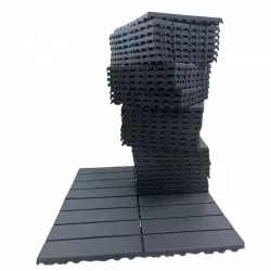 Plastic Interlocking Deck Tiles,36 Pack Patio Deck Tiles,12 Inchx12 Inch Square Waterproof Outdoor All Weather Use, Patio Decking Tiles for Poolside Balcony Backyard, Grey Plastic Interlocking Deck Tiles,36 Pack Patio Deck Tiles,12 Inchx12 Inch Square Waterproof Outdoor All Weather Use, Patio Decking Tiles for Poolside Balcony Backyard, Grey