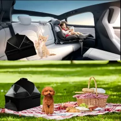 2 in 1 Folding Dog Stroller, Pet Folding Stroller, 4 Wheels Dog/Cat Puppy Stroller w/Removable Travel Carrier for Small/Medium Pet, Waterproof Pad, Car Seat, Sun Shade 2 in 1 Folding Dog Stroller, Pet Folding Stroller, 4 Wheels Dog/Cat Puppy Stroller w/Removable Travel Carrier for Small/Medium Pet, Waterproof Pad, Car Seat, Sun Shade