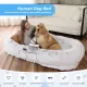Human Dog Bed, 71''x40''x12'' Size Fits You and Pets, Washable Faux Fur Dog Bed for People Doze Off, Napping Orthopedic Dog Bed - Grey Human Dog Bed, 71''x40''x12'' Size Fits You and Pets, Washable Faux Fur Dog Bed for People Doze Off, Napping Orthopedic Dog Bed - Grey