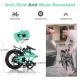 Green 20 inch Folding Bike Steel Frame 7 Speed City Bike Green 20 inch Folding Bike Steel Frame 7 Speed City Bike