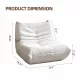 No Installation Bean Bag Chair Big Beanbag Chair for Adults Bean Bag Lounger Foam Chair for Home, Apartment, Living room or Gaming Venue Sofa in a box No Installation Bean Bag Chair Big Beanbag Chair for Adults Bean Bag Lounger Foam Chair for Home, Apartment, Living room or Gaming Venue Sofa in a box