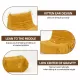 Floor sofa Bean Bag Chair for Adults Fireside Bean Bag Lounger Memory Foam Chair for Home, office, Apartment or Gaming Venue Floor sofa Bean Bag Chair for Adults Fireside Bean Bag Lounger Memory Foam Chair for Home, office, Apartment or Gaming Venue