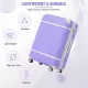 Hardshell Luggage with TSA lock , 28 Inch Expandable Lightweight Suitcase with Spinner Wheels, Single Vintage Luggage,Purple Hardshell Luggage with TSA lock , 28 Inch Expandable Lightweight Suitcase with Spinner Wheels, Single Vintage Luggage,Purple