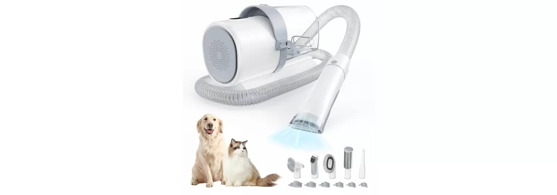   

Professional Dog Grooming Clippers: Cordless, Low Noise, and Versatile with 5 Tools