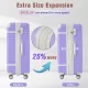 Hardshell Luggage with TSA lock , 28 Inch Expandable Lightweight Suitcase with Spinner Wheels, Single Vintage Luggage,Purple Hardshell Luggage with TSA lock , 28 Inch Expandable Lightweight Suitcase with Spinner Wheels, Single Vintage Luggage,Purple