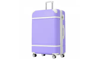   

Stylish and Functional: 28 Inch Purple Hardshell Luggage with TSA Lock and Spinner Wheels