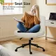 Office chair, backrest, armless office chair, adjustable swivel for comfortable home office, beige, fabric Office chair, backrest, armless office chair, adjustable swivel for comfortable home office, beige, fabric