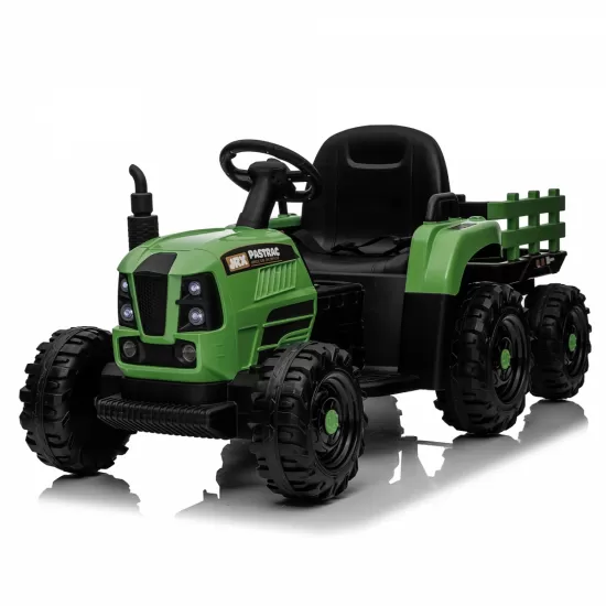 Ride on Tractor with Trailer,24V 400W Powered Electric Tractor Toy w/Remote Control,electric car for kids,Three speed adjustable,Power display, USB,MP3 ,Bluetooth,LED light,Two-point safety belt. Ride on Tractor with Trailer,24V 400W Powered Electric Tractor Toy w/Remote Control,electric car for kids,Three speed adjustable,Power display, USB,MP3 ,Bluetooth,LED light,Two-point safety belt.
