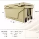 Khaki color ice cooler box 65QT camping ice chest beer box outdoor fishing cooler Khaki color ice cooler box 65QT camping ice chest beer box outdoor fishing cooler