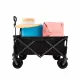 Folding Wagon, Heavy Duty Utility Beach Wagon Cart for Sand with Big Wheels, Adjustable Handle&Drink Holders for Shopping, Camping,Garden and Outdoor Folding Wagon, Heavy Duty Utility Beach Wagon Cart for Sand with Big Wheels, Adjustable Handle&Drink Holders for Shopping, Camping,Garden and Outdoor