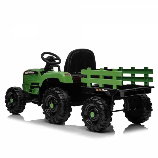 Ride on Tractor with Trailer,24V 400W Powered Electric Tractor Toy w/Remote Control,electric car for kids,Three speed adjustable,Power display, USB,MP3 ,Bluetooth,LED light,Two-point safety belt. Ride on Tractor with Trailer,24V 400W Powered Electric Tractor Toy w/Remote Control,electric car for kids,Three speed adjustable,Power display, USB,MP3 ,Bluetooth,LED light,Two-point safety belt.