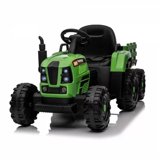 Ride on Tractor with Trailer,24V 400W Powered Electric Tractor Toy w/Remote Control,electric car for kids,Three speed adjustable,Power display, USB,MP3 ,Bluetooth,LED light,Two-point safety belt. Ride on Tractor with Trailer,24V 400W Powered Electric Tractor Toy w/Remote Control,electric car for kids,Three speed adjustable,Power display, USB,MP3 ,Bluetooth,LED light,Two-point safety belt.