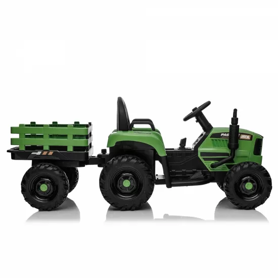 Ride on Tractor with Trailer,24V 400W Powered Electric Tractor Toy w/Remote Control,electric car for kids,Three speed adjustable,Power display, USB,MP3 ,Bluetooth,LED light,Two-point safety belt. Ride on Tractor with Trailer,24V 400W Powered Electric Tractor Toy w/Remote Control,electric car for kids,Three speed adjustable,Power display, USB,MP3 ,Bluetooth,LED light,Two-point safety belt.
