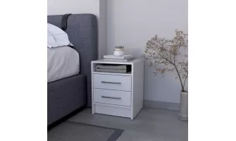 Modern and Functional: The Eastover Nightstand 2.0 with Two Drawers