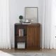 Mid Century Sideboard with 2 Sliding Door & Solid Wood Decorative Strips, Storage Cabinet for Living Room, Kitchen, Dining, Entryway, Hallway Mid Century Sideboard with 2 Sliding Door & Solid Wood Decorative Strips, Storage Cabinet for Living Room, Kitchen, Dining, Entryway, Hallway