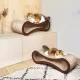 FluffyDream Cat Scratcher Cardboard, Scratching Pad House Bed Furniture Protector, Infinity Shape, Curved FluffyDream Cat Scratcher Cardboard, Scratching Pad House Bed Furniture Protector, Infinity Shape, Curved
