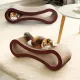 FluffyDream Cat Scratcher Cardboard, Scratching Pad House Bed Furniture Protector, Infinity Shape, Curved FluffyDream Cat Scratcher Cardboard, Scratching Pad House Bed Furniture Protector, Infinity Shape, Curved