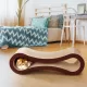 FluffyDream Cat Scratcher Cardboard, Scratching Pad House Bed Furniture Protector, Infinity Shape, Curved FluffyDream Cat Scratcher Cardboard, Scratching Pad House Bed Furniture Protector, Infinity Shape, Curved