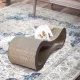 FluffyDream Cat Scratcher Cardboard, Scratching Pad House Bed Furniture Protector, Infinity Shape, Curved FluffyDream Cat Scratcher Cardboard, Scratching Pad House Bed Furniture Protector, Infinity Shape, Curved