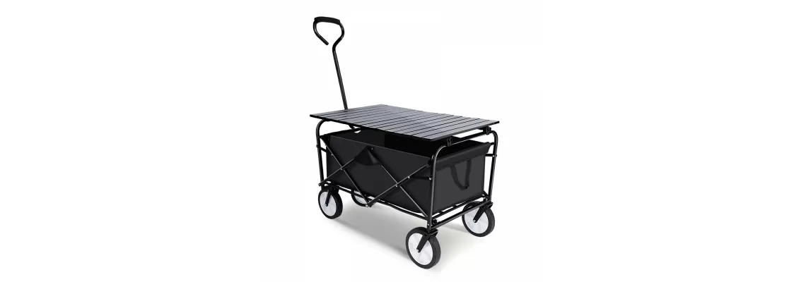   

Ultimate Heavy Duty Folding Wagon & Alloy Table Combo for Outdoor Adventures