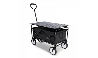   

Ultimate Heavy Duty Portable Folding Wagon and Camping Table Combo for Outdoor Adventures