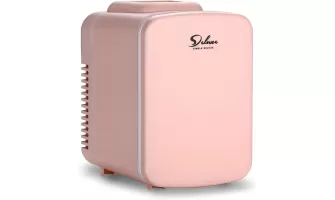  

Compact and Stylish: The Simple Deluxe Mini Fridge for Skincare, Beverages, and More