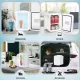 Mini Fridge, 4L/6 Can Portable Cooler & Warmer Freon-Free Small Refrigerator Provide Compact Storage for Skincare, Beverage, Food, Cosmetics, White Mini Fridge, 4L/6 Can Portable Cooler & Warmer Freon-Free Small Refrigerator Provide Compact Storage for Skincare, Beverage, Food, Cosmetics, White