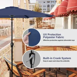 Patio Umbrella Outdoor Table Market Yard Umbrella