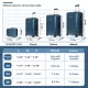 Luggage Sets ABS+PC Hardshell 4pcs Luggage Hardside Lightweight Durable Suitcase sets Spinner Wheels Suitcase with TSA Lock (12/20/24/28),Pearl Blue Luggage Sets ABS+PC Hardshell 4pcs Luggage Hardside Lightweight Durable Suitcase sets Spinner Wheels Suitcase with TSA Lock (12/20/24/28),Pearl Blue