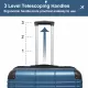Luggage Sets ABS+PC Hardshell 4pcs Luggage Hardside Lightweight Durable Suitcase sets Spinner Wheels Suitcase with TSA Lock (12/20/24/28),Pearl Blue Luggage Sets ABS+PC Hardshell 4pcs Luggage Hardside Lightweight Durable Suitcase sets Spinner Wheels Suitcase with TSA Lock (12/20/24/28),Pearl Blue