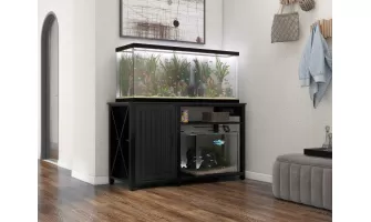 The Ultimate Heavy Duty 55-75 Gallon Aquarium Stand with Power Outlets and Storage Cabinet