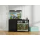 Heavy Duty 55-75 Gallon Aquarium Stand with Power Outlets, Cabinet for Fish Tank Accessories Storage - Metal Fish Tank Stand Suitable for Fish Tank, Turtle Tank, 880LBS Capacity, Black Heavy Duty 55-75 Gallon Aquarium Stand with Power Outlets, Cabinet for Fish Tank Accessories Storage - Metal Fish Tank Stand Suitable for Fish Tank, Turtle Tank, 880LBS Capacity, Black