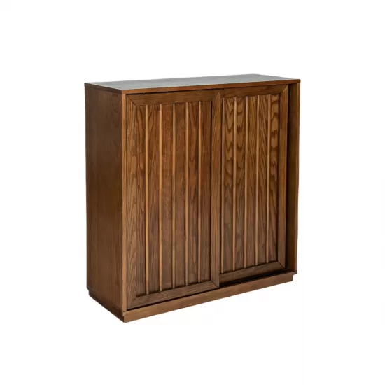 Mid Century Sideboard with 2 Sliding Door & Solid Wood Decorative Strips, Storage Cabinet for Living Room, Kitchen, Dining, Entryway, Hallway Mid Century Sideboard with 2 Sliding Door & Solid Wood Decorative Strips, Storage Cabinet for Living Room, Kitchen, Dining, Entryway, Hallway