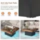 ON-TREND 31.4'' x 31.4'' Farmhouse Coffee Table with 2 USB Ports and Outlets, Brown Spliced Wood Grain Center Table with LED Light, Rustic Cocktail Table with Charging Station for Living Room, Black ON-TREND 31.4'' x 31.4'' Farmhouse Coffee Table with 2 USB Ports and Outlets, Brown Spliced Wood Grain Center Table with LED Light, Rustic Cocktail Table with Charging Station for Living Room, Black