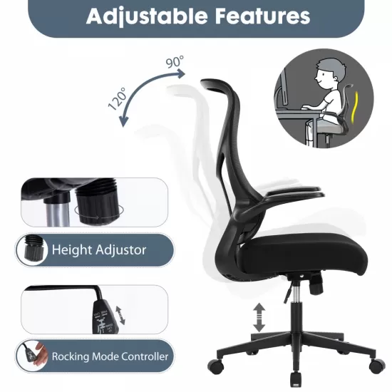 Sweetcrispy Ergonomic Executive High-Back Office Chair Breathable Mesh Computer Chair Sweetcrispy Ergonomic Executive High-Back Office Chair Breathable Mesh Computer Chair