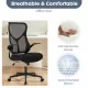 Sweetcrispy Ergonomic Executive High-Back Office Chair Breathable Mesh Computer Chair Sweetcrispy Ergonomic Executive High-Back Office Chair Breathable Mesh Computer Chair