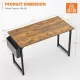 Modern Simple Style Wooden Work Office Desks with Storage,31 Inch,Brown Modern Simple Style Wooden Work Office Desks with Storage,31 Inch,Brown