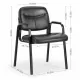 Leather Conference Room Chairs with Padded Arms,2P Leather Conference Room Chairs with Padded Arms,2P