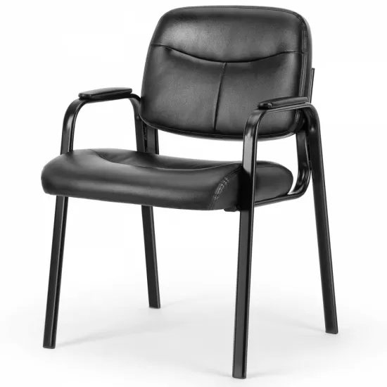 Leather Conference Room Chairs with Padded Arms,1P Leather Conference Room Chairs with Padded Arms,1P