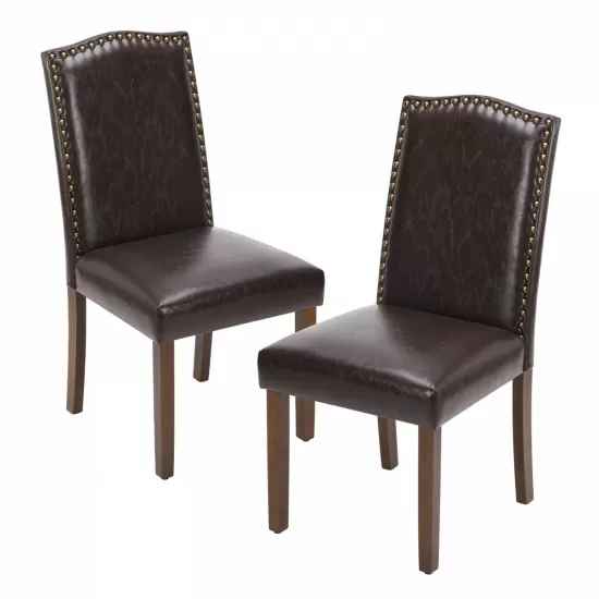 Modern Armless Dining Chairs With Upholstered Fabric,Black,2P Modern Armless Dining Chairs With Upholstered Fabric,Black,2P