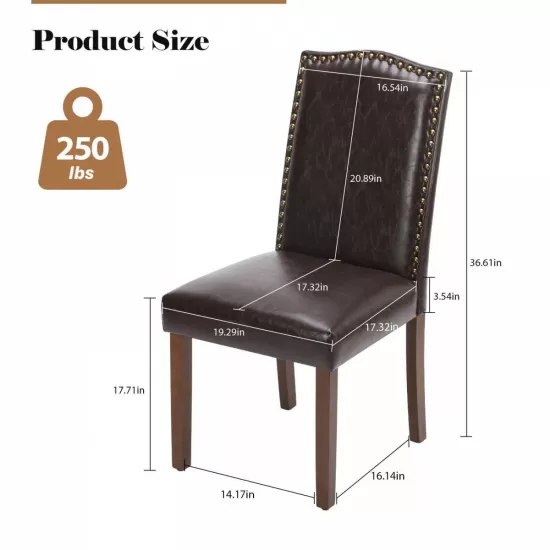 Modern Armless Dining Chairs With Upholstered Fabric,Black,2P Modern Armless Dining Chairs With Upholstered Fabric,Black,2P