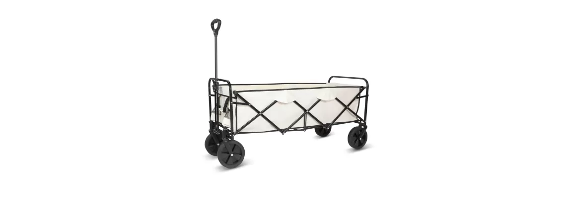 The Ultimate YSSOA Extended Folding Utility Wagon: Heavy-Duty 330LBS Capacity with Anti-Slip Wheels & Adjustable Handle The Ultimate YSSOA Extended Folding Utility Wagon: Heavy-Duty 330LBS Capacity with Anti-Slip Wheels & Adjustable Handle