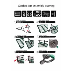 Wagon Cart Garden cart trucks make it easier to transport firewood Wagon Cart Garden cart trucks make it easier to transport firewood