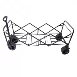 Big large capacity Folding cart Extra Long Extender Wagon Cart Folding Wagon Garden Shopping Beach Cart (black + orange) Big large capacity Folding cart Extra Long Extender Wagon Cart Folding Wagon Garden Shopping Beach Cart (black + orange)