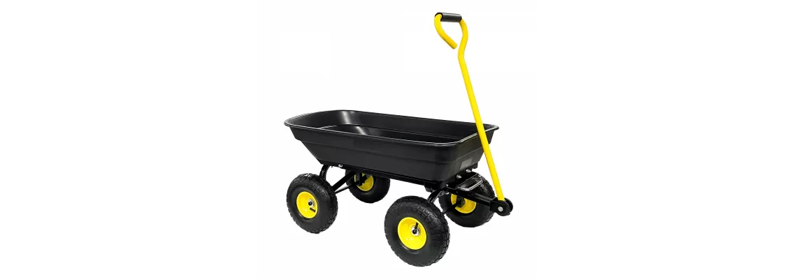 Efficient Gardening with the 55L Black Steel Frame Dump Cart and 10 Inch Pneumatic Tires
Efficient Gardening with the 55L Black Steel Frame Dump Cart and 10 Inch Pneumatic Tires